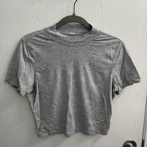 lululemon athletica Gray Crop Top